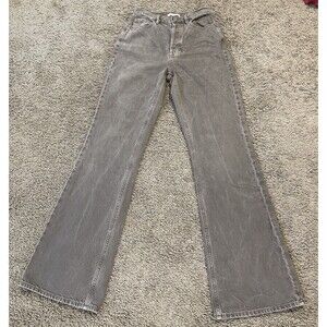PacSun Jeans Womens Size 26 Brown High Rise Bootcut Button Fly Flare 5 Pockets